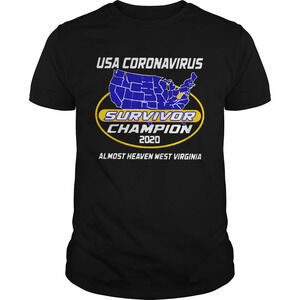 Awesome Map Usa Coronavirus Survivor Champion 2020 Shirt